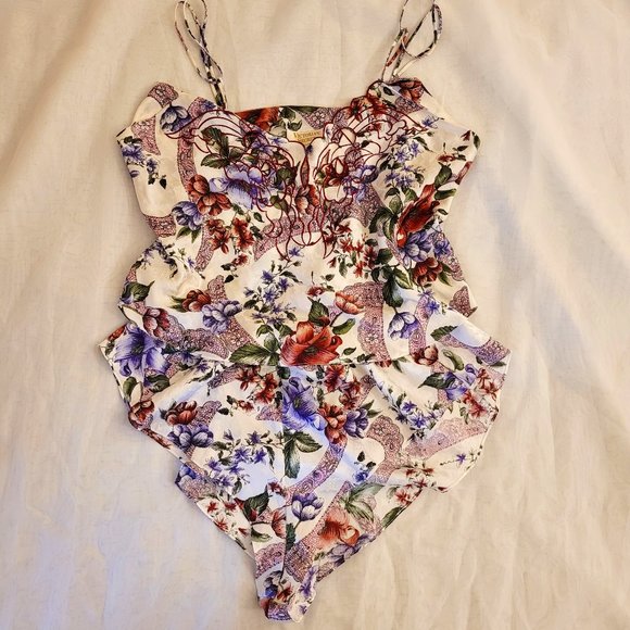 Victoria's Secret Other - Victoria's Secret Gold Label Vintage Floral Cami Short Matching Set Lingerie M